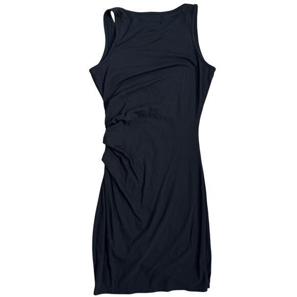 Athleta Della Lightweight Sleeveless Pleated Midi Dress Black Size Small - Picture 9 of 12